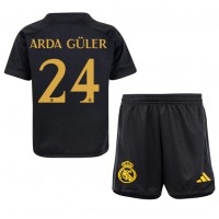 Camisa de time de futebol Real Madrid Arda Guler #24 Replicas 3º Equipamento Infantil 2023-24 Manga Curta (+ Calças curtas)